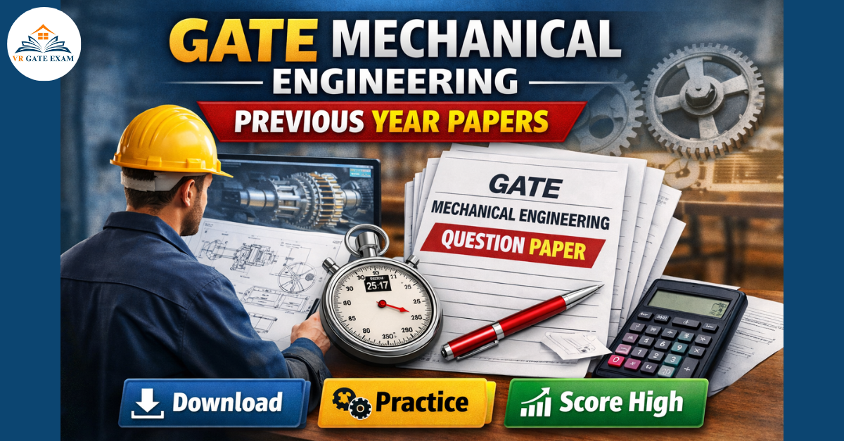 GATE Exam Previous Question Paper for Mechanical Engineering